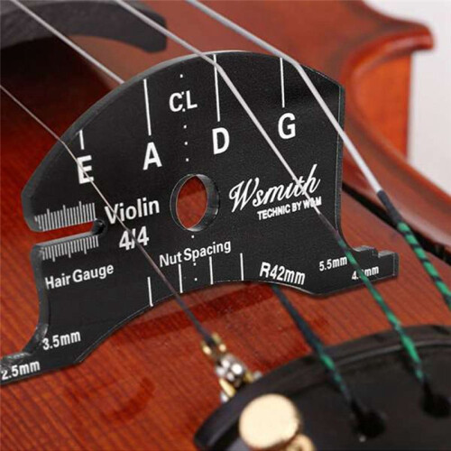 Violin Bridges Multifunctional Mold Template 4/4 Violin Bridges Repair Reference Tool Fingerboard Scraper Making Tools 2