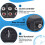 5CH Audio Distributor Stereo Audio Mixer 1 Input 5 Output RCA Splitter for Power Amplifier Active Audio 6