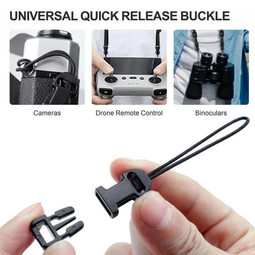 4 Pcs Quick Release Camera Strap QD Loops Connector Adapter Camera Quick Release Clip for Digital Cameras, Binoculars 2