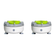 2X Machine de Nettoyage de Fruits et Légumes Appareil de Nettoyage de Fruits USB, Purificateur Alimentaire Portable pour Nettoyer les Fruits, les