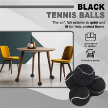 Palla da Tennis Walker Pretagliata da 8 Pezzi per Gambe di Mobili e Protezione del Pavimento, Rivestimento nel Feltro Resistente e di Lunga Durata