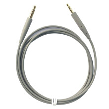 Para QC35 Cable de Auriculares QC25 QC35 II QC45 Cable de Audio Soundtrue Cable de GrabacióN de Par PortáTil de 3,5 A 2,5, Gris