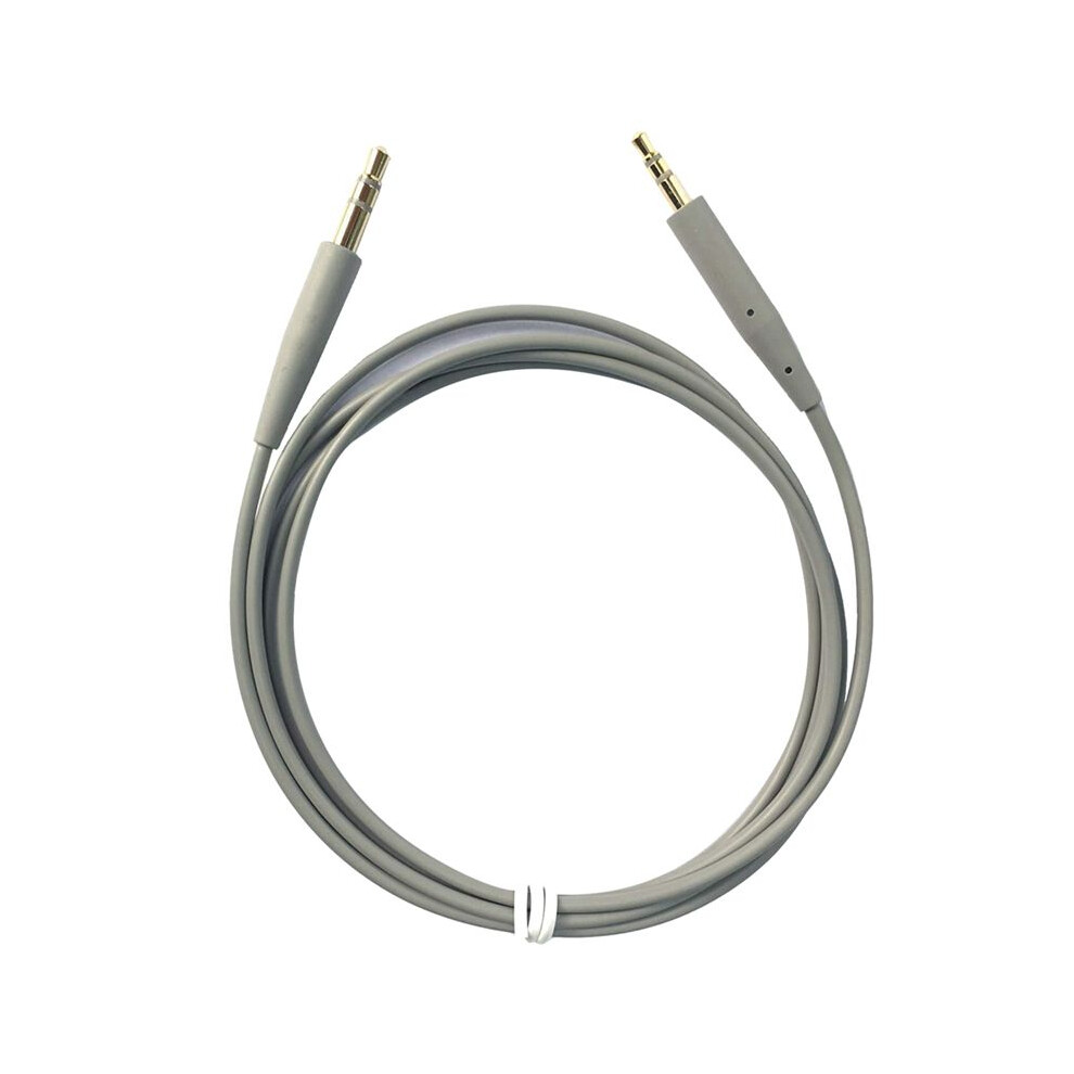 For Qc35 Headphone Cable Qc25 Qc35 Ii Qc45 Soundtrue Audio Cable 3.5 To 2.5 Portable Pair Recording Cable, Gray 6031065894352