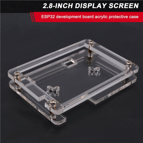 Capa AcríLica para Tela de ExibiçãO de 2,8 Polegadas ESP32 Placa de Desenvolvimento MóDulo LCD TFT com Capa Protetora Touch WROOM 1