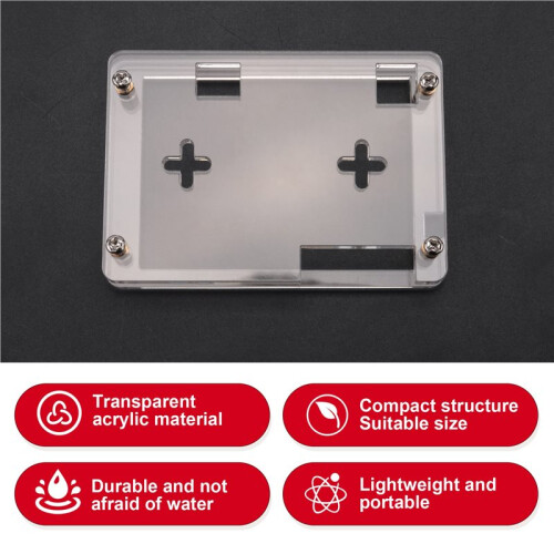 Capa AcríLica para Tela de ExibiçãO de 2,8 Polegadas ESP32 Placa de Desenvolvimento MóDulo LCD TFT com Capa Protetora Touch WROOM 2