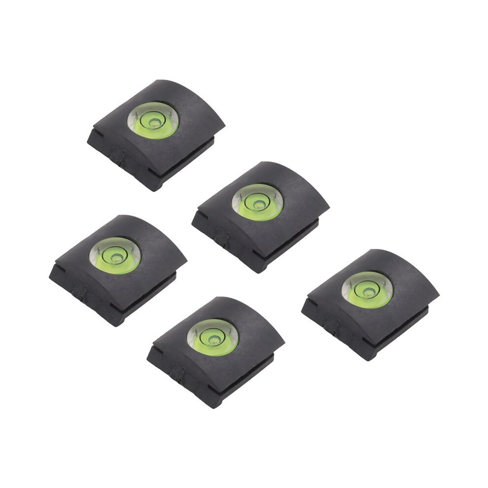 5Pcs Slr Camera Bubble Spirit Level Hot Shoe Protector Cover Cameras Accessories Spare Parts Black 4712893027120