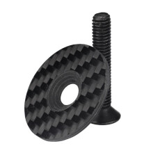 Vorbaukappe Bike Power Cap Fahrrad-Headset-Oberseite Abdeckung für Mountainbike-Rennrad-Tischabdeckung Carbon-Lenkoberseite