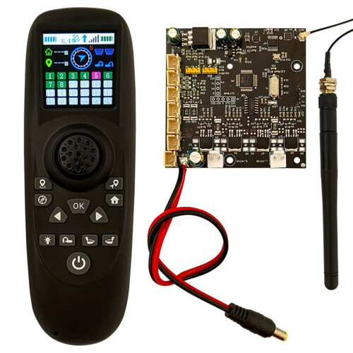 TXG4 1.54Inch Colored Screen Display Single-Hand Remote Controller 6-12V Receiver Board GPS Control for RC Bait Boat 1