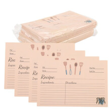 Recipe Cards 4X6Inches Set of 100 Double Sided Thick Cardstock Blank Recipe Cards for Mom, Sister, Daughter, Friend Gift