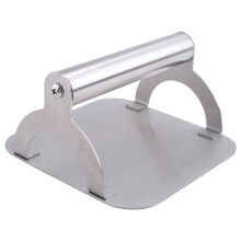 Kitchen Stainless Steel Steak Weight/Bacon Press with Handle, Heavy-Weight Grill Press Commercial Grade Burger