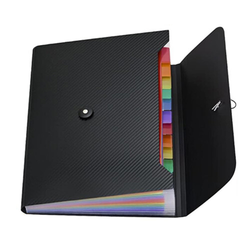 File Organizer Expanding File Folder, 13 Pockets , A4 Letter Size Paper Document Receipt Folder for Classroom, Home