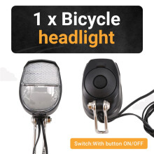 Dynamo VéLo LumièRe Avant Jeu de LumièRe EntréE AC 6V 3W Dynamo VéLo Phare LED Accessoires de VéLo