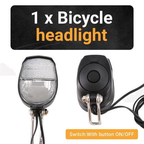 Dynamo Bike Light Front Light Set Input AC 6V 3W Dynamo Bicycle LED Headlight Bike Accessories