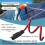 2 Pcs 18AWG SAE Extension Cable 2-Pin SAE Quick Connector Disconnect Plug 10A Solar Battery Panel SAE Plug Wire 1Ft/30cm 3