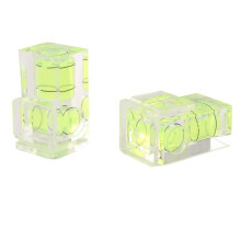 2 PCS Hot Shoe Bubble Level Camera Two Axis Spirit Level for Digital and Film Camera