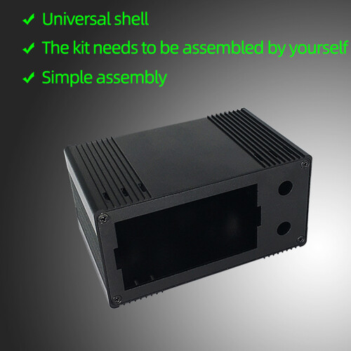 Aluminum Alloy Multiple Interfaces DIY Shell Kit for XYH3606 CNC  Buck Boost Converter, Only Case 1