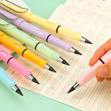 Crayon Sans Encre éTernel, Technologie D'éCriture IllimitéE, Crayon éTernel avec Stylo Graphite RemplaçAble, Paquet de 12 Pointes de Stylo