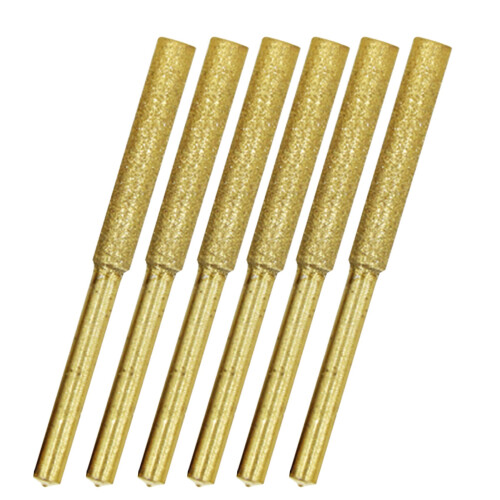 6PCS Chainsaw Sharpener é Adequado para Moagem de Jade, Vidro e Metal Duro com Serra de Corrente, 4,0 Mm