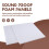 PainéIs AcúSticos Autoadesivos 12 Pack, 12 X 12 X 0,4 Polegadas Acolchoamento à Prova de Som, Painel de AbsorçãO de Som para Casa, Branco 2