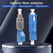 FC Male To LC Female Hybrid Optical Fiber Convertor Adapter+ LC Female To SC Male Hybrid Flange, Optical Fiber Adapter