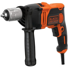 Corded percussion drill - 850W - BLACK+DECKER - BEH850-QS - with 6 drill bits