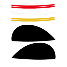Car Headlights Eyebrows Eyelids Cover Eyelash Light Lamp Stickers for Cooper F54 F55 F56 F57 R55 R56