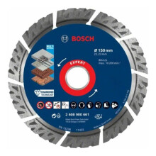 Diamant-Trennscheibe - BOSCH PROFESSIONAL - EXPERT MultiMaterial - 150 mm - 22,23 mm - 2,4 mm
