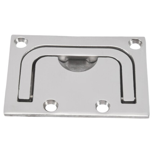 Stainless Steel 316 Flush Lift Ring Hatch Pull Handle Locker Cabinet Boat Marine Hardware