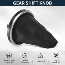 Para FIESTA MK6 2002 - 2008 CONNECT FUSION MT Preto Car Shift Gear Knob Handle Shift Knob Car Styling 2S6R7217