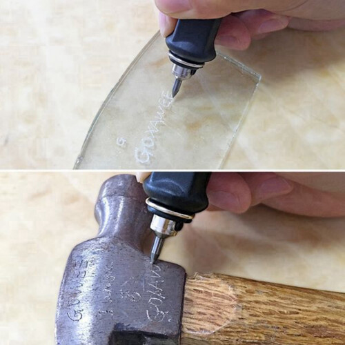 Electric Engraver Carving Pen Plotter Machine Chisel Tips  Metal Wood Glass Plastic Ceramics Stone Surface EU Plug 2