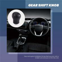 Car Manual Leather Gear Shift Knob Gear Handball Lever for Hilux Revo 6 Speed