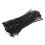 SODIAL(R) 8" Plastic Cable Zip Ties 100-Pack (Black) 2