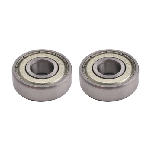 2 Pcs Single Shielded 608Z Miniature Deep   Bearings 1