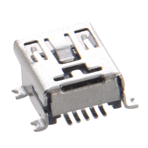 5 Pcs  USB Type B Female Port 5-Pin 180 Degree SMD SMT PCB Jack Socket