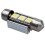 2 x 36mm 3 SMD 5050 LED Error Free Dome Festoon Light w Heatsink 5