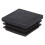 40mm x 40mm Plastic Square Tube Inserts End Blanking Caps Black 10 Pcs 5