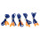 5 Pair Tree Shape Soft Safety Soft Silicone Ear Plugs Hearing Protection Muffs 1