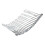 2 x Metal Comb Hair Comb Silver 1