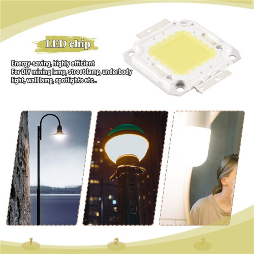 High Power 30W LED Chip Bulb Light Lamp DIY White 2200lm 6500K 2