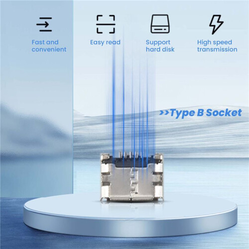 10 Pcs Spare Parts Type B Micro USB Female Jack Connector Port Socket 2