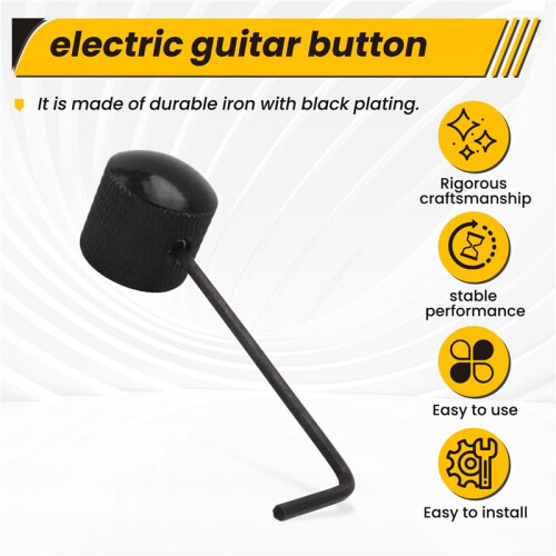 Black Electric Guitar Volume Tone Control Knob 1