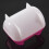 White Small Hamsters Bathing Sand Cage Pet Bathroom 10 x 7 x 7cm 3