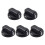 5 PCS Kitchen Black Plastic Gas Stove Cooker Control Knobs 1