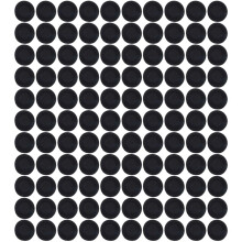 100 Pcs Black Sponge Earbud Headphone Cap Ear Pads Cover Replacement