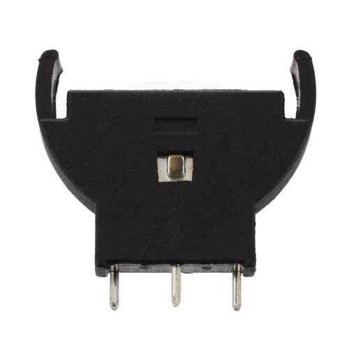 5 Pcs Black Plastic CR2032 Cell Button Lithium Battery Sockets Holder 1