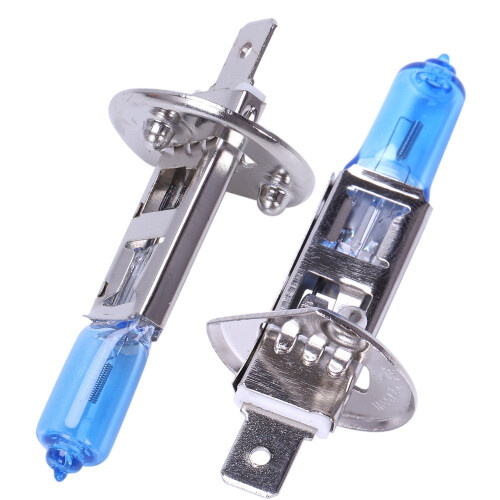 2pcs 55W H1 White Halogen  Headlight Bulb 2