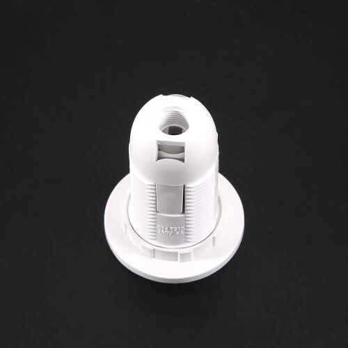 Plastic Shell Screw Type E14 Bulb Light Lamp Holder Socket AC 250V 2A 2