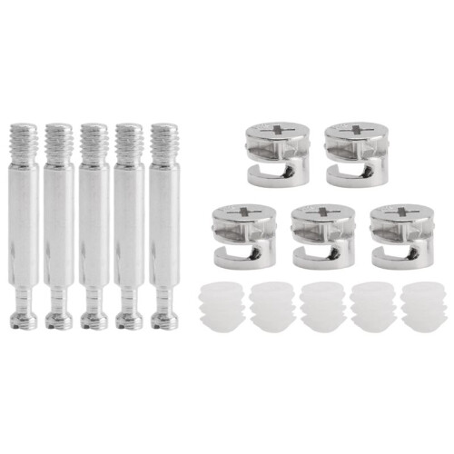 MöBelkammare med Plugg och FöRinsatt Mutter (Set med 5)