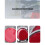 4 pezzi plastica Rosso Autoadesivo riflettente rotondo automobile  automobile 6