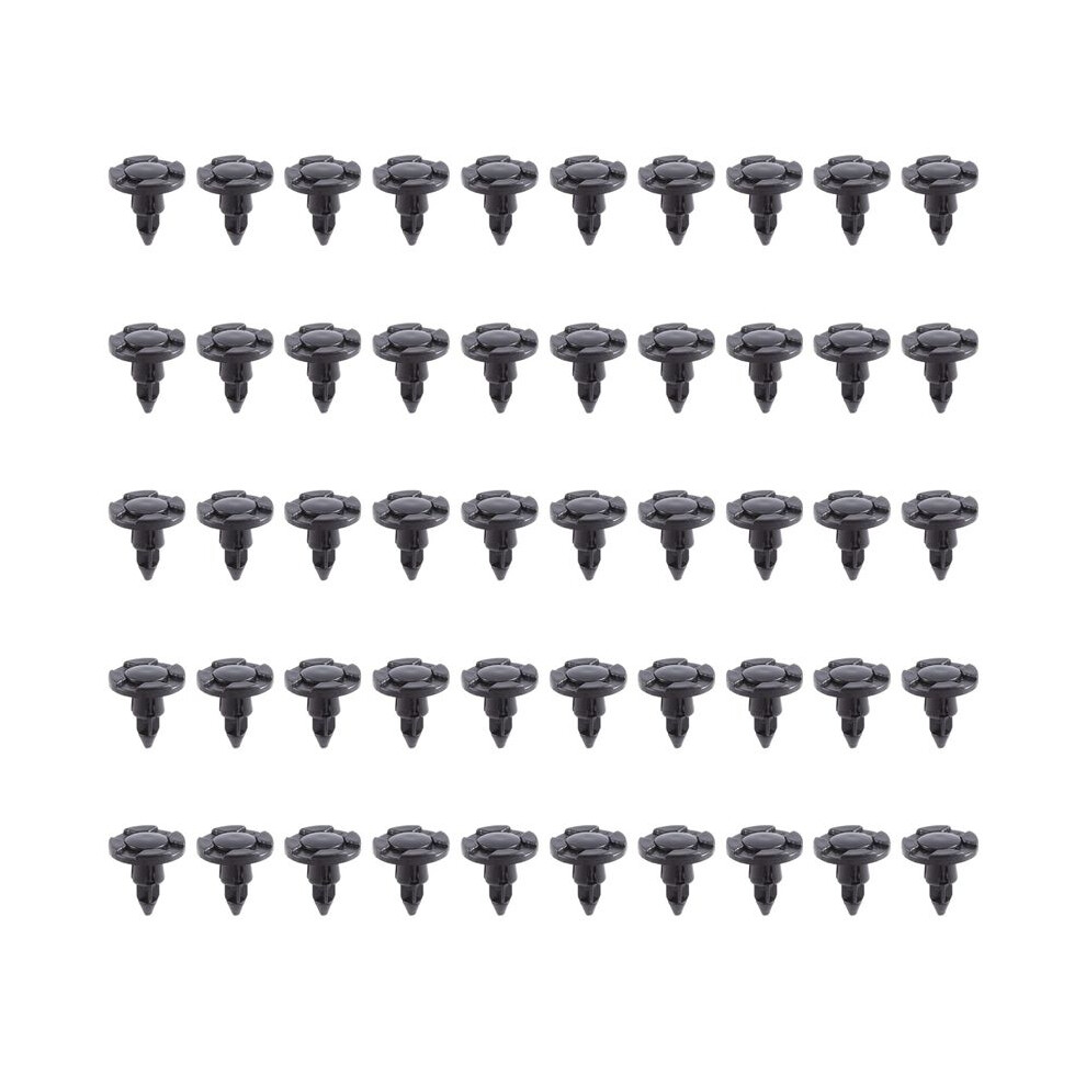 Car Door 8Mm Hole Push Plastic Rivets Fastener 50Pcs For 4711520267762